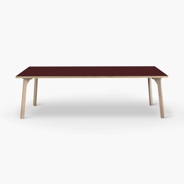 Domusnord Studio Linoleums Spisebord p Birkekrydsfiner 200 x 90 cm i 19 farver