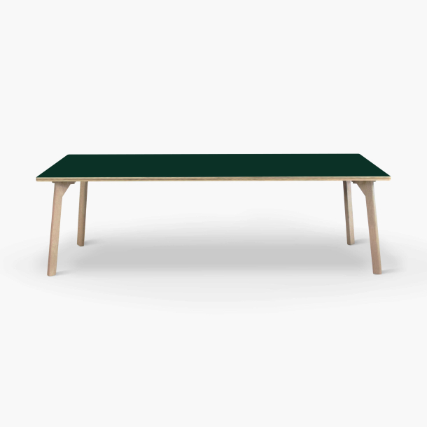 Domusnord Studio Linoleum Desk and Conference Table in Birch Plywood 230 x 90 in 21 colors