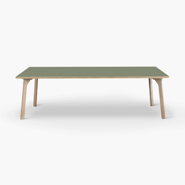 Domusnord Studio Linoleums Spisebord p Birkekrydsfiner 200 x 90 cm i 19 farver