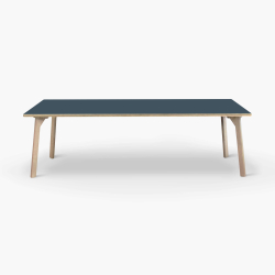 Domusnord Studio Linoleums Spisebord p Birkekrydsfiner 200 x 90 cm i 19 farver