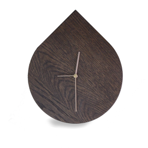 Drop Clock oak  Smoked