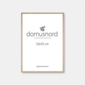 Ramme til plakater i egetr m. akrylglas strrelse 50 x 70 cm