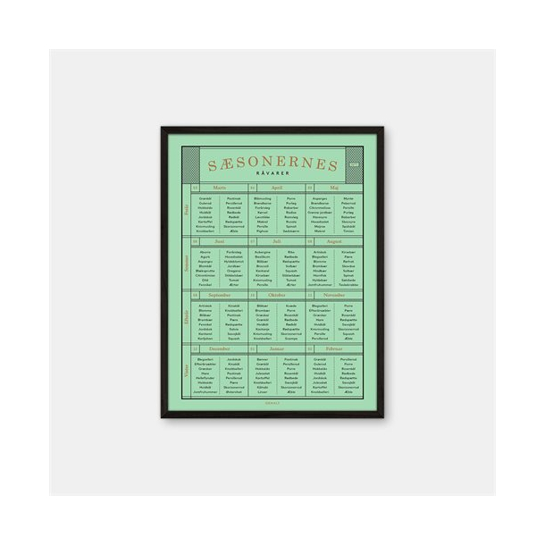 Gehalt Ssonernes Rvarer plakat  lysegrn