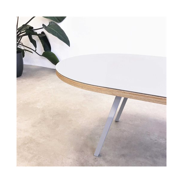 Domusnord LV Lounge Table with linoleum and plywood birch - Medium
