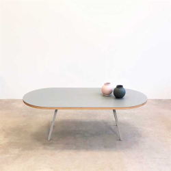 Domusnord LV Lounge Table with linoleum and plywood birch - Medium