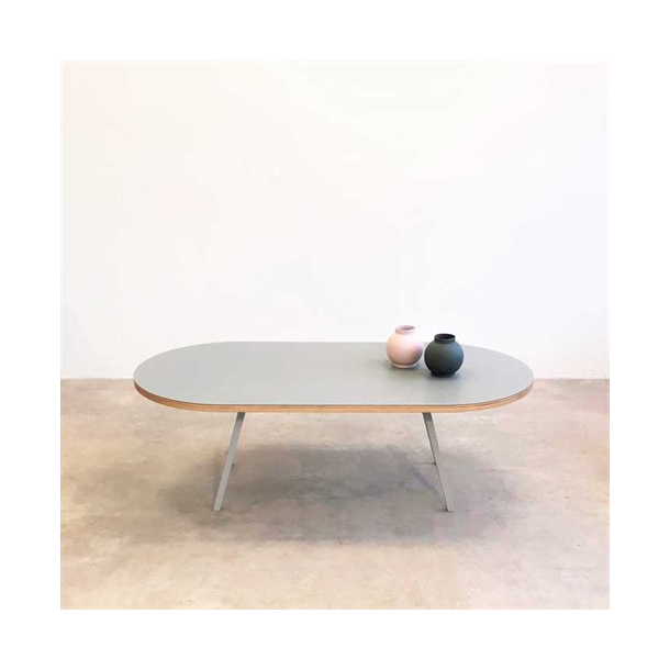 Domusnord LV Lounge Table with linoleum and plywood birch - Medium