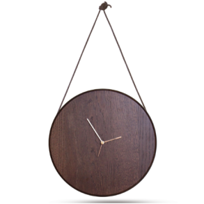 Mux Clock oak wall  Smoked